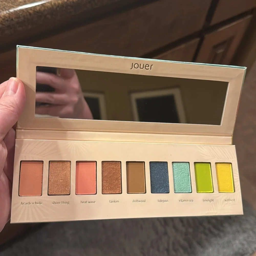 NIB JOUER COSMETICS Tan Lines Collection 9 Eyeshadow Palette